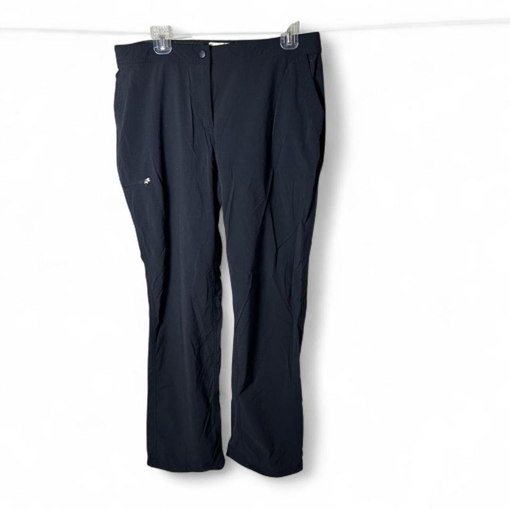 L.L. Bean Women's Black‎ Comfort Trail Pants - 14